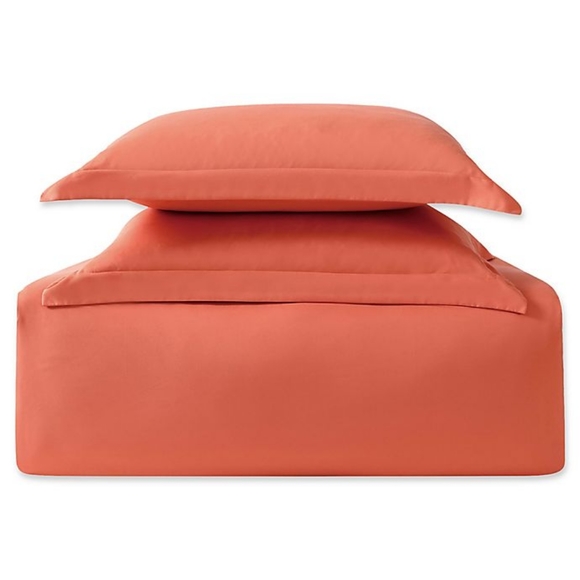 Truly Soft Everyday 3-Piece Full/Queen Duvet Cover Set in Orange - Picture 2 of 6